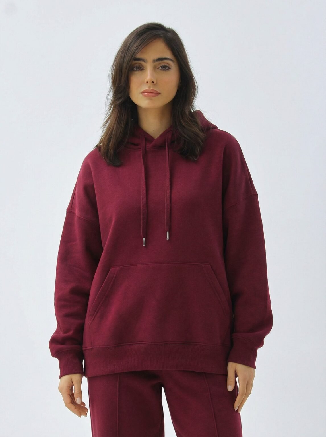 Buzo Canguro Oversize con capucha frisa – RESET